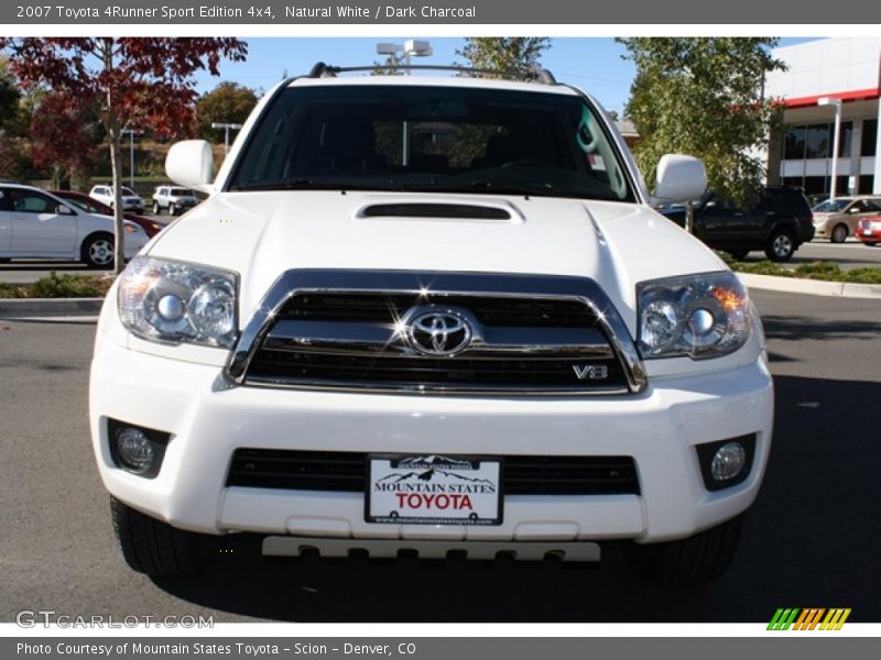 Natural White / Dark Charcoal 2007 Toyota 4Runner Sport Edition 4x4
