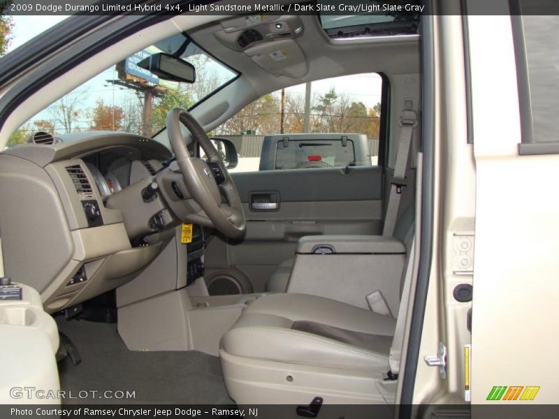  2009 Durango Limited Hybrid 4x4 Dark Slate Gray/Light Slate Gray Interior