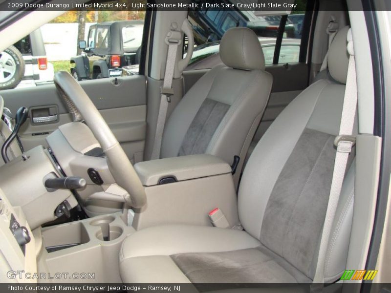 2009 Durango Limited Hybrid 4x4 Dark Slate Gray/Light Slate Gray Interior