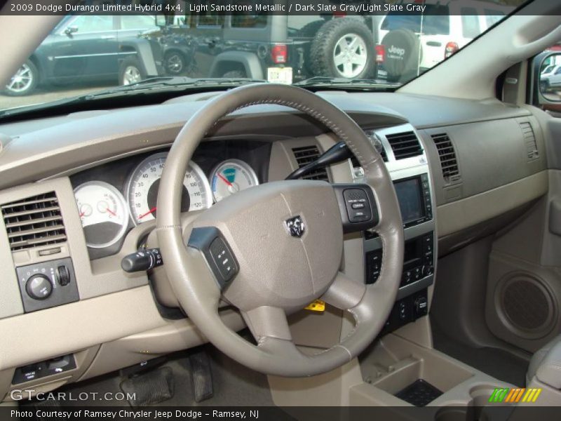 Dashboard of 2009 Durango Limited Hybrid 4x4
