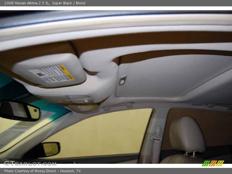 Super Black / Blond 2008 Nissan Altima 2.5 SL