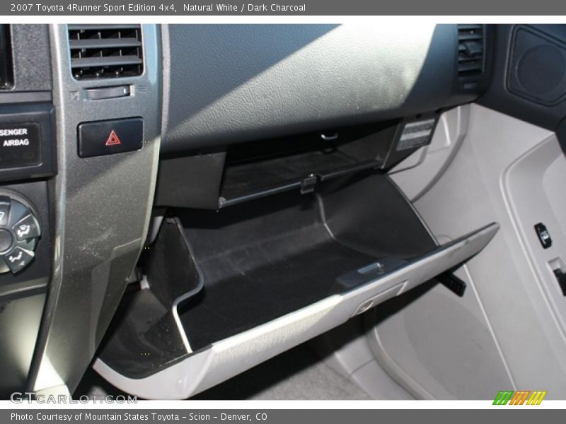 Natural White / Dark Charcoal 2007 Toyota 4Runner Sport Edition 4x4