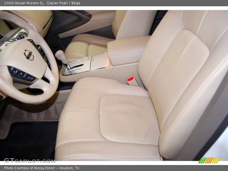 Glacier Pearl / Beige 2009 Nissan Murano SL