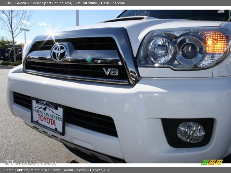 Natural White / Dark Charcoal 2007 Toyota 4Runner Sport Edition 4x4