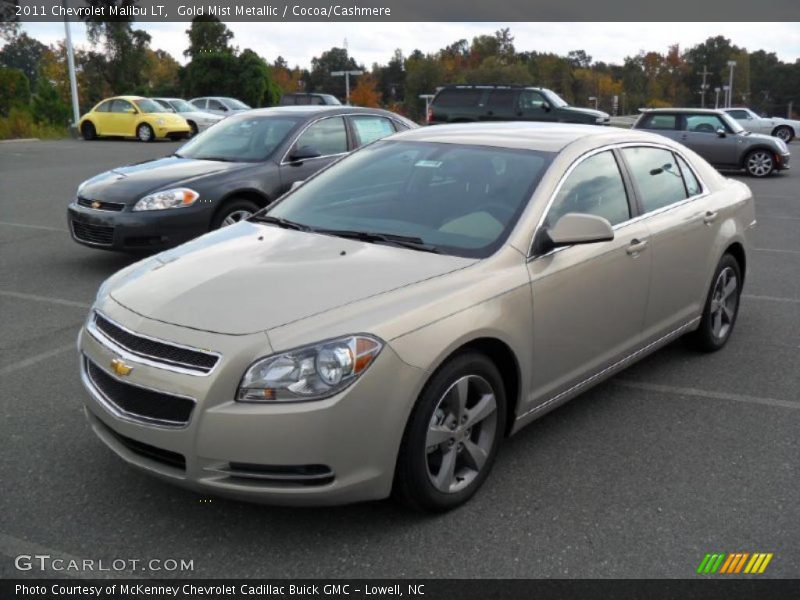 Gold Mist Metallic / Cocoa/Cashmere 2011 Chevrolet Malibu LT