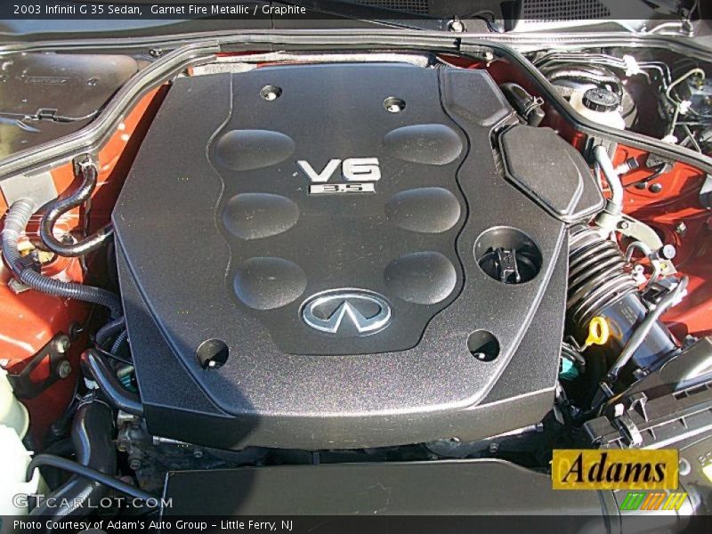 Garnet Fire Metallic / Graphite 2003 Infiniti G 35 Sedan