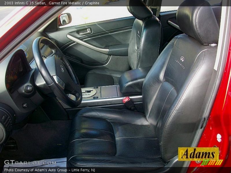 Garnet Fire Metallic / Graphite 2003 Infiniti G 35 Sedan