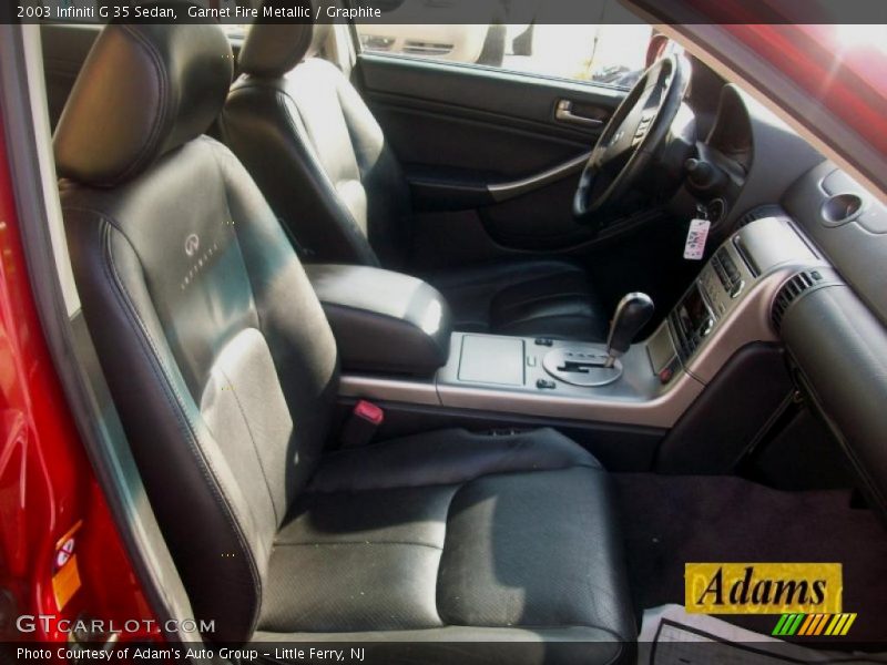Garnet Fire Metallic / Graphite 2003 Infiniti G 35 Sedan