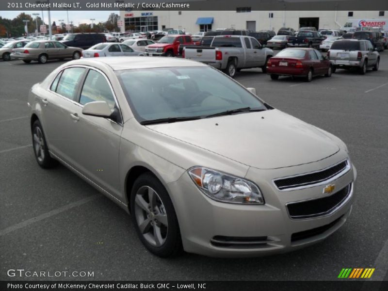 Gold Mist Metallic / Cocoa/Cashmere 2011 Chevrolet Malibu LT