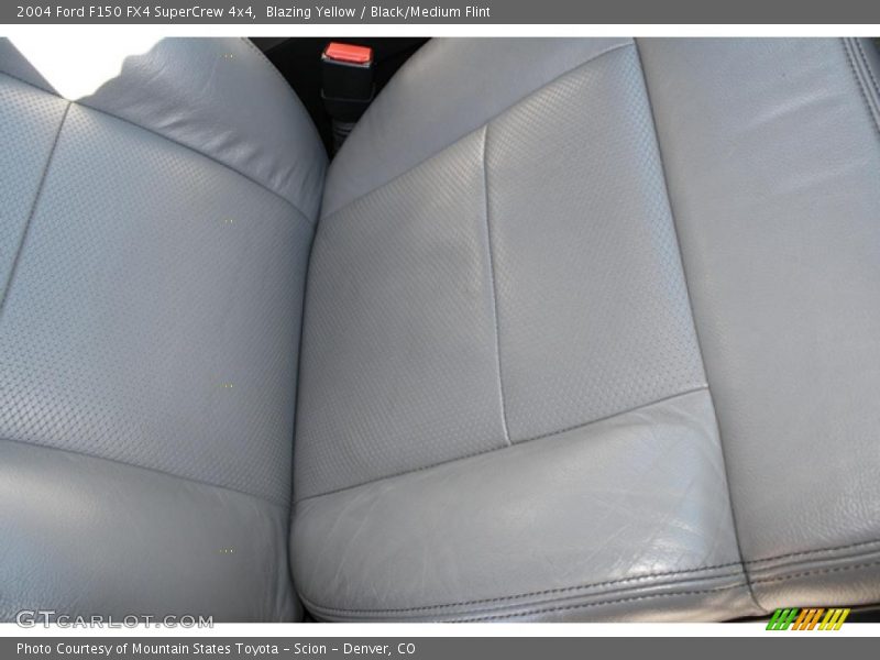 Blazing Yellow / Black/Medium Flint 2004 Ford F150 FX4 SuperCrew 4x4