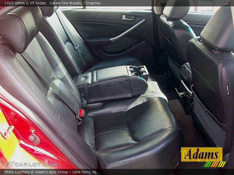 Garnet Fire Metallic / Graphite 2003 Infiniti G 35 Sedan