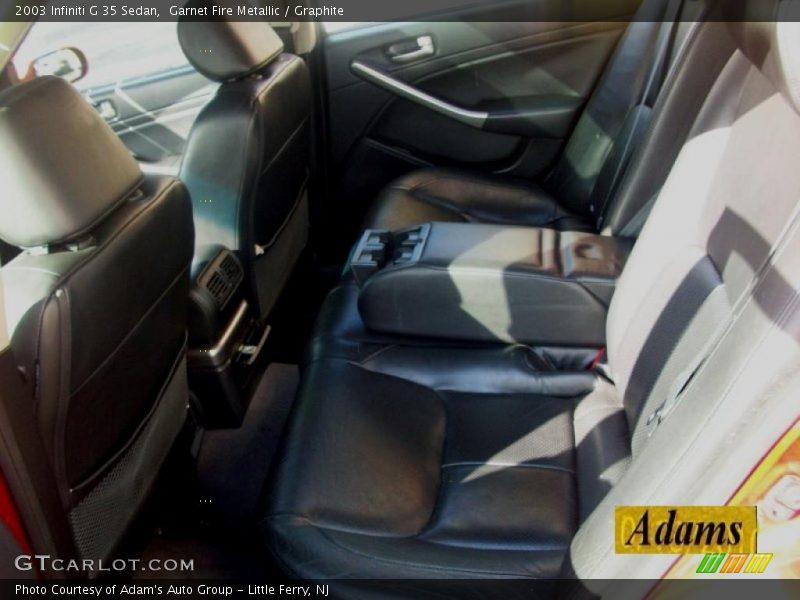Garnet Fire Metallic / Graphite 2003 Infiniti G 35 Sedan