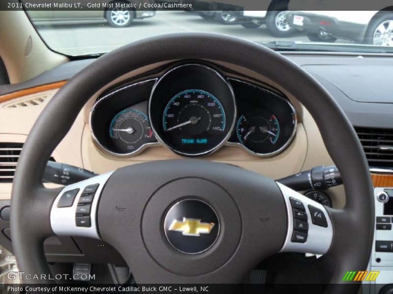 Gold Mist Metallic / Cocoa/Cashmere 2011 Chevrolet Malibu LT