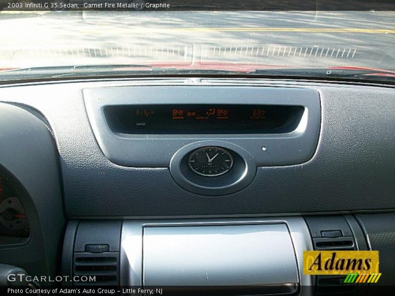 Garnet Fire Metallic / Graphite 2003 Infiniti G 35 Sedan