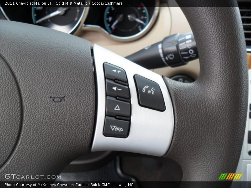 Gold Mist Metallic / Cocoa/Cashmere 2011 Chevrolet Malibu LT