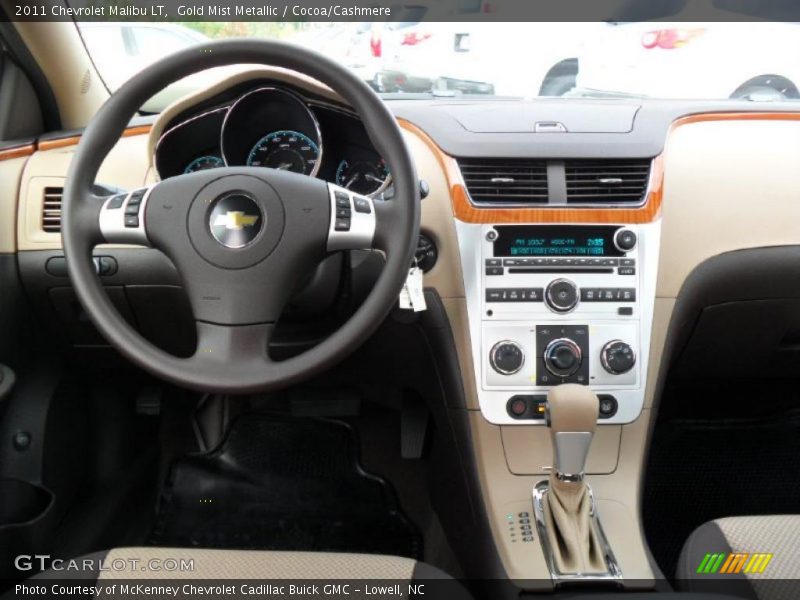 Gold Mist Metallic / Cocoa/Cashmere 2011 Chevrolet Malibu LT