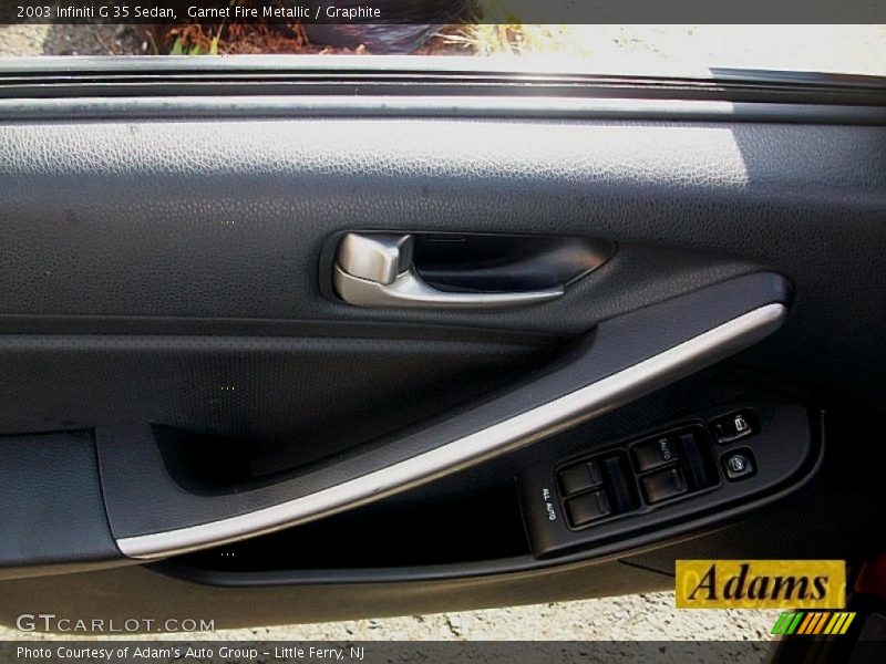Garnet Fire Metallic / Graphite 2003 Infiniti G 35 Sedan
