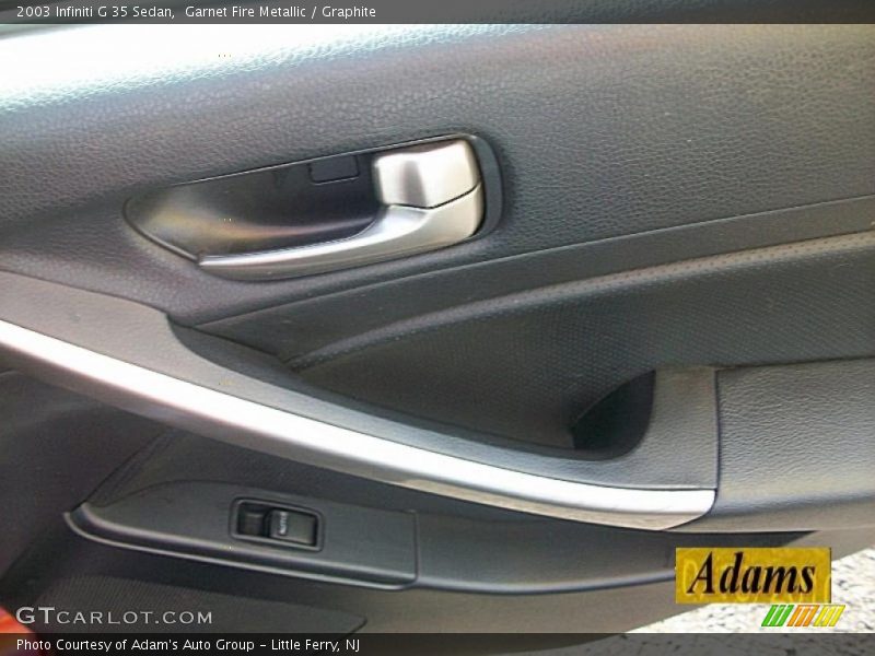 Garnet Fire Metallic / Graphite 2003 Infiniti G 35 Sedan