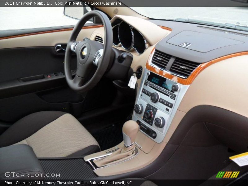 Gold Mist Metallic / Cocoa/Cashmere 2011 Chevrolet Malibu LT