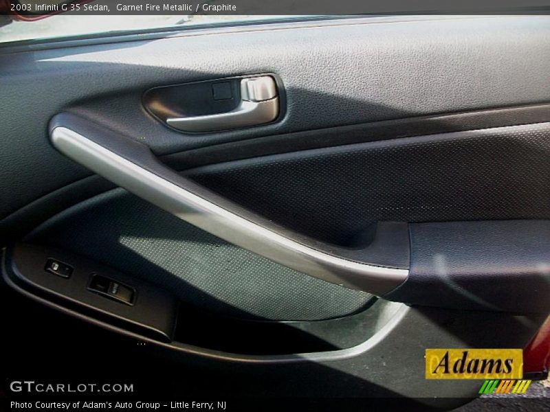 Garnet Fire Metallic / Graphite 2003 Infiniti G 35 Sedan