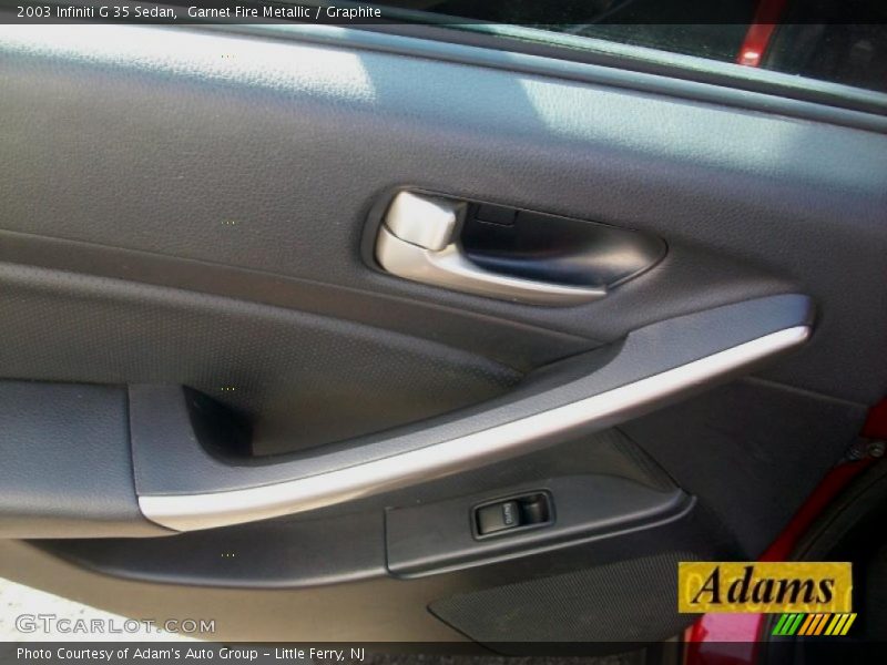 Garnet Fire Metallic / Graphite 2003 Infiniti G 35 Sedan