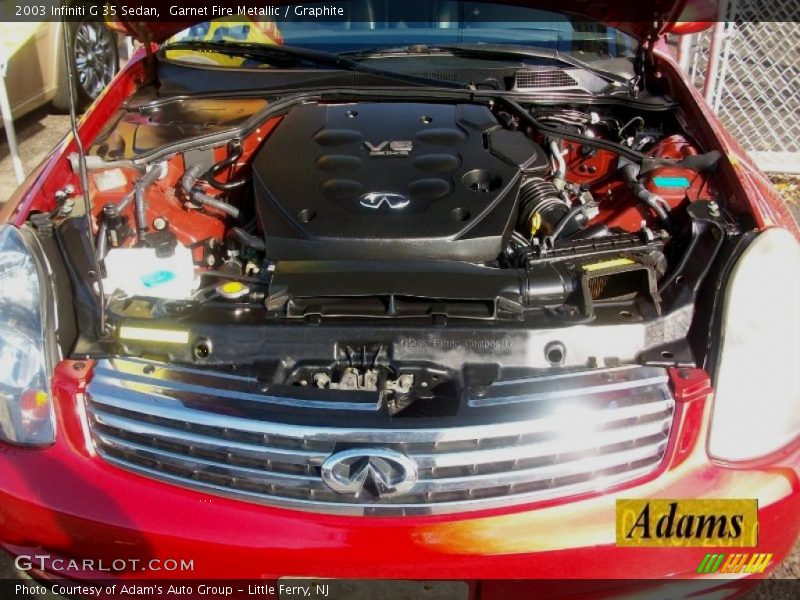 Garnet Fire Metallic / Graphite 2003 Infiniti G 35 Sedan