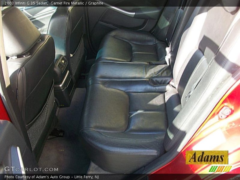 Garnet Fire Metallic / Graphite 2003 Infiniti G 35 Sedan