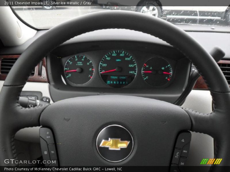 Silver Ice Metallic / Gray 2011 Chevrolet Impala LT