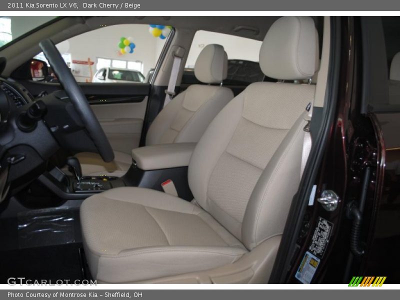  2011 Sorento LX V6 Beige Interior