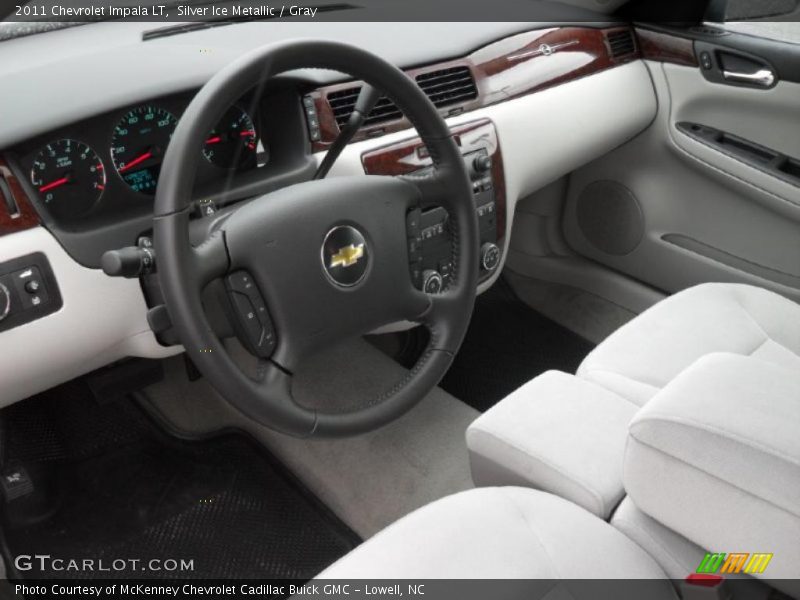 Silver Ice Metallic / Gray 2011 Chevrolet Impala LT