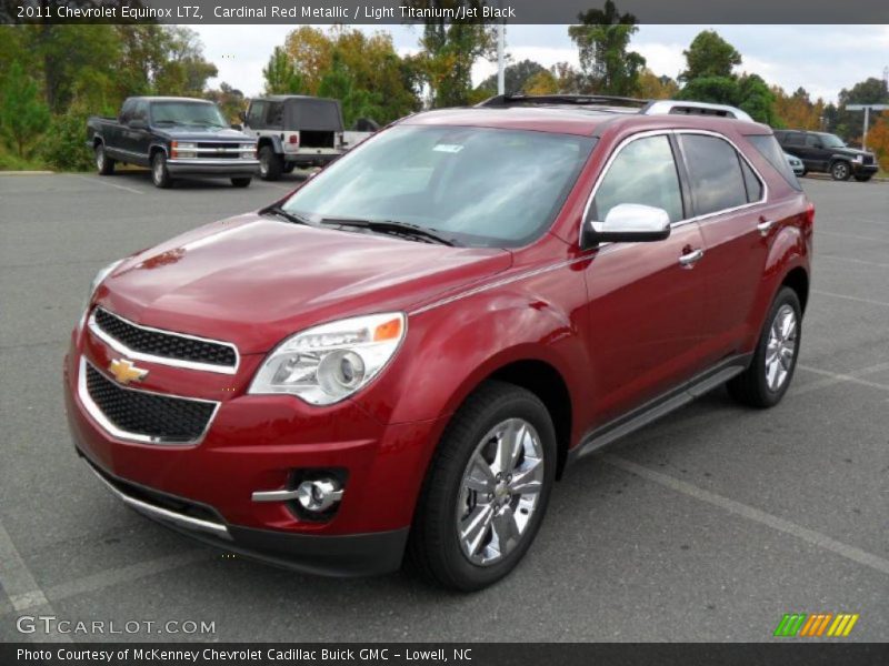 Cardinal Red Metallic / Light Titanium/Jet Black 2011 Chevrolet Equinox LTZ