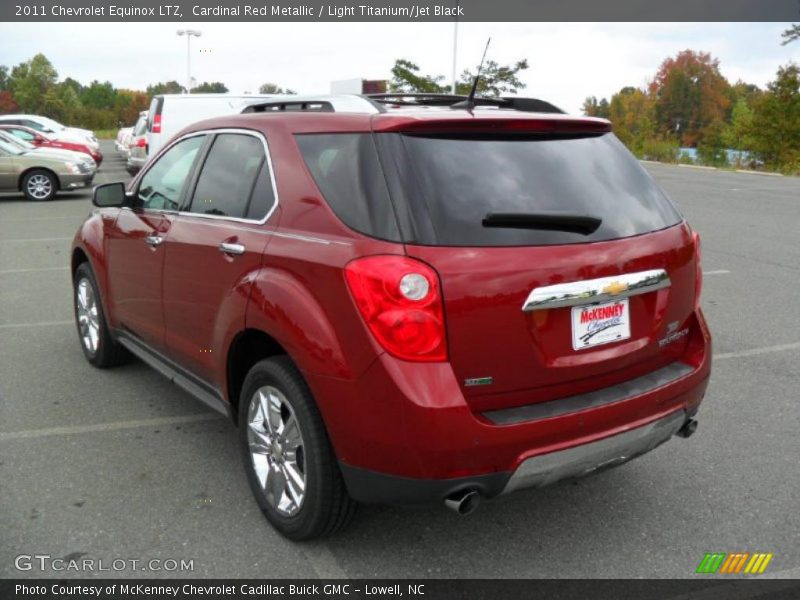 Cardinal Red Metallic / Light Titanium/Jet Black 2011 Chevrolet Equinox LTZ