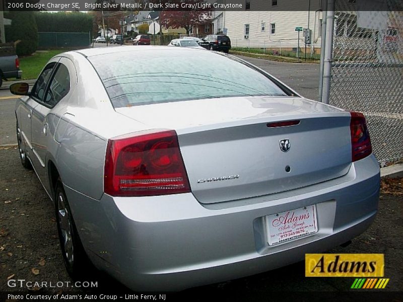 Bright Silver Metallic / Dark Slate Gray/Light Graystone 2006 Dodge Charger SE