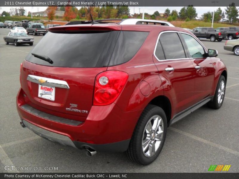 Cardinal Red Metallic / Light Titanium/Jet Black 2011 Chevrolet Equinox LTZ