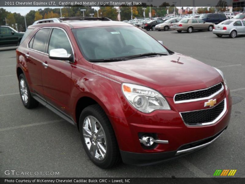 Cardinal Red Metallic / Light Titanium/Jet Black 2011 Chevrolet Equinox LTZ