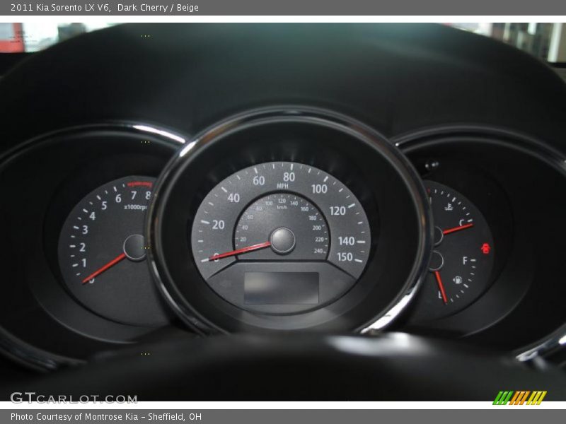  2011 Sorento LX V6 LX V6 Gauges