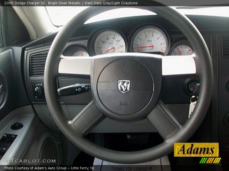 Bright Silver Metallic / Dark Slate Gray/Light Graystone 2006 Dodge Charger SE