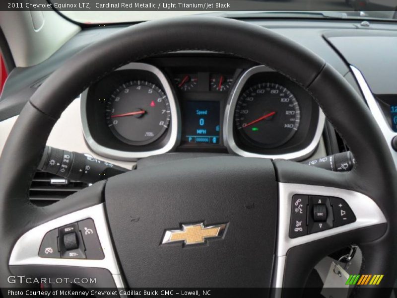 Cardinal Red Metallic / Light Titanium/Jet Black 2011 Chevrolet Equinox LTZ