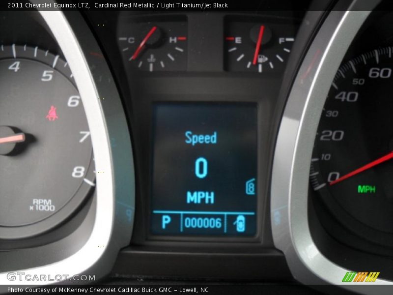 Cardinal Red Metallic / Light Titanium/Jet Black 2011 Chevrolet Equinox LTZ