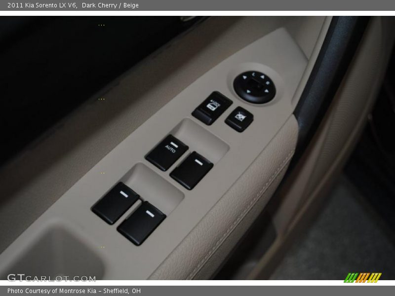 Controls of 2011 Sorento LX V6