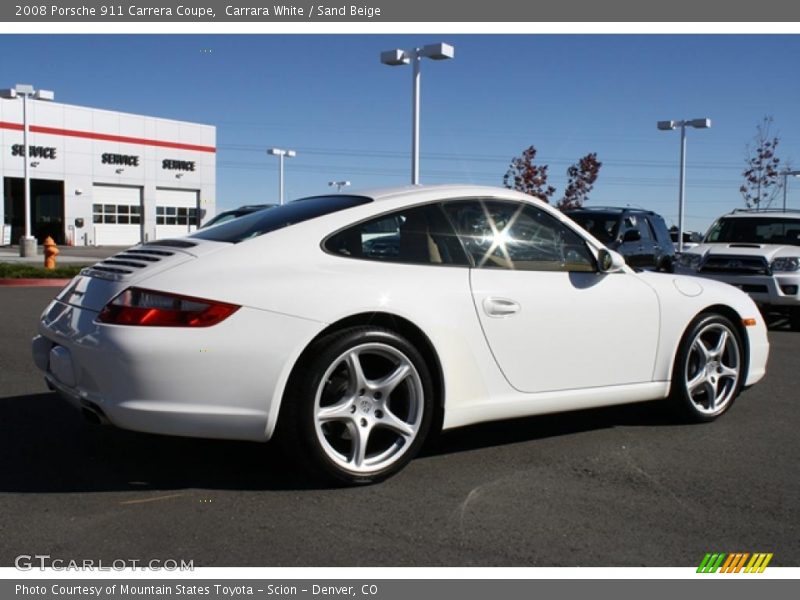 Carrara White / Sand Beige 2008 Porsche 911 Carrera Coupe