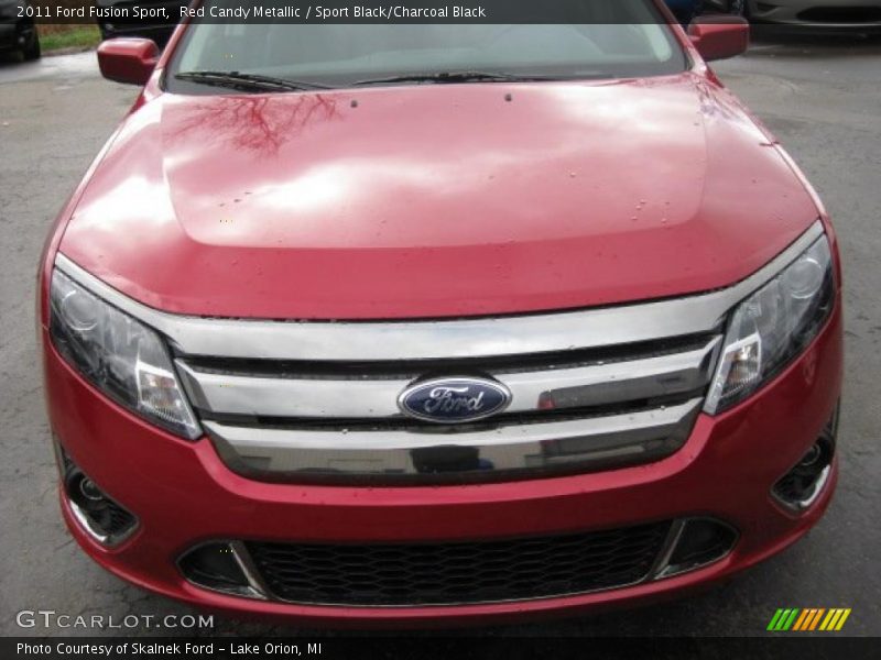 Red Candy Metallic / Sport Black/Charcoal Black 2011 Ford Fusion Sport