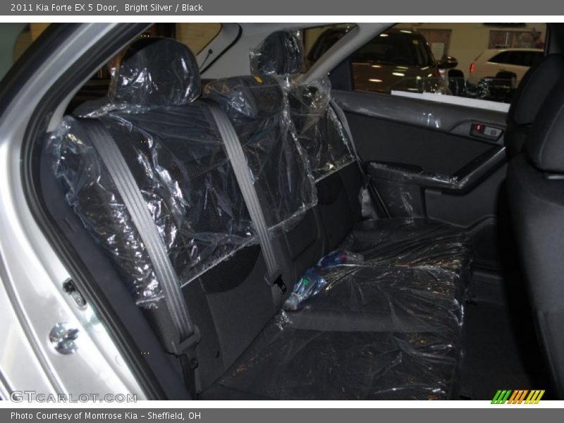 Bright Silver / Black 2011 Kia Forte EX 5 Door