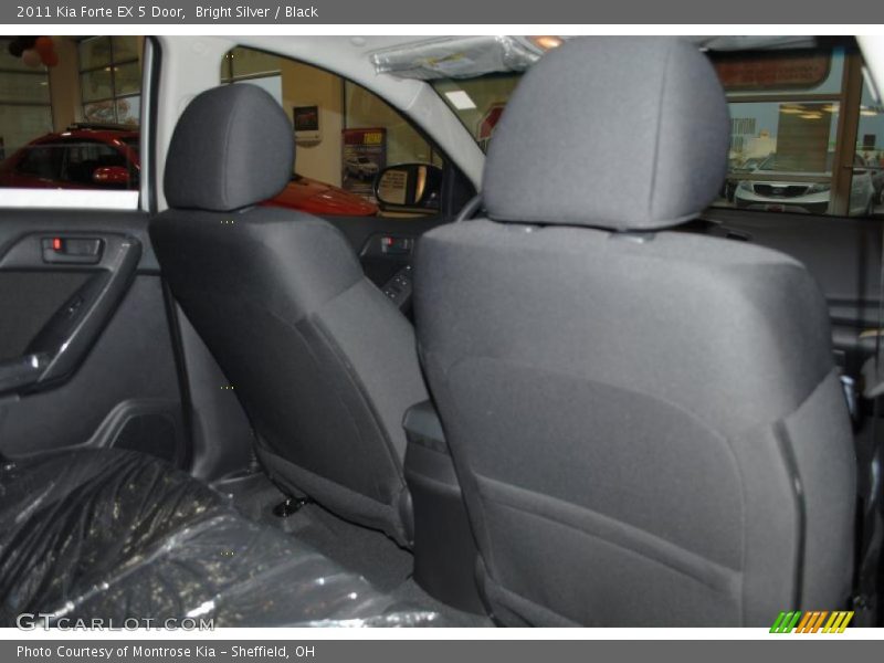 Bright Silver / Black 2011 Kia Forte EX 5 Door