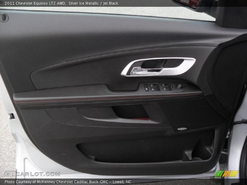 Silver Ice Metallic / Jet Black 2011 Chevrolet Equinox LTZ AWD