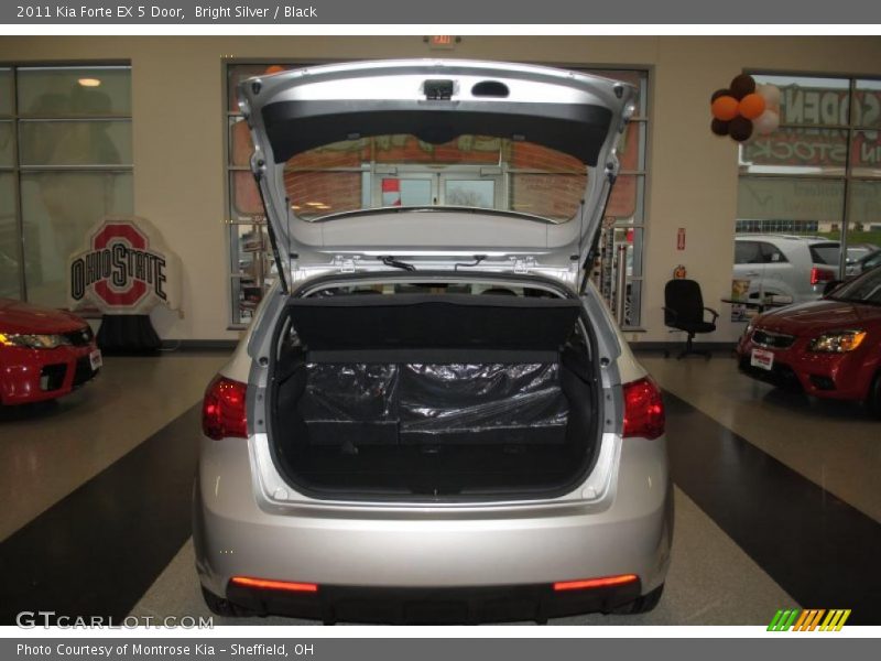 Bright Silver / Black 2011 Kia Forte EX 5 Door