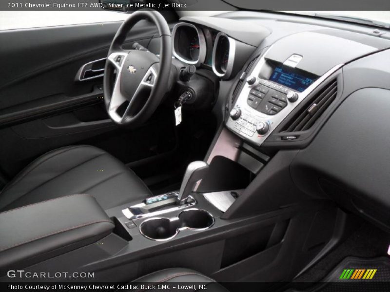 Silver Ice Metallic / Jet Black 2011 Chevrolet Equinox LTZ AWD