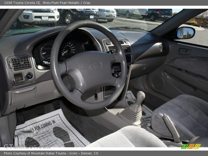 Gray Interior - 1998 Corolla CE 