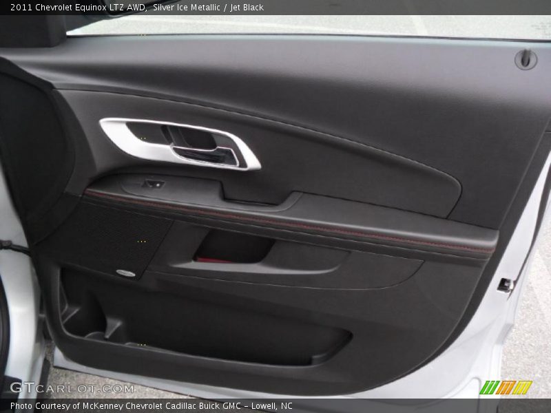 Silver Ice Metallic / Jet Black 2011 Chevrolet Equinox LTZ AWD