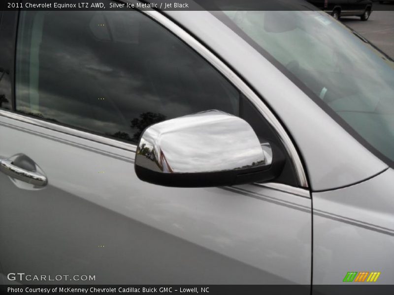 Silver Ice Metallic / Jet Black 2011 Chevrolet Equinox LTZ AWD